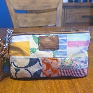 Coach Patchwork Wristlet